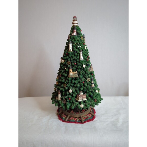 DANBURY MINT Captain's Lighthouse Christmas Tree Nautical ** Some Lights Down - Picture 5 of 10